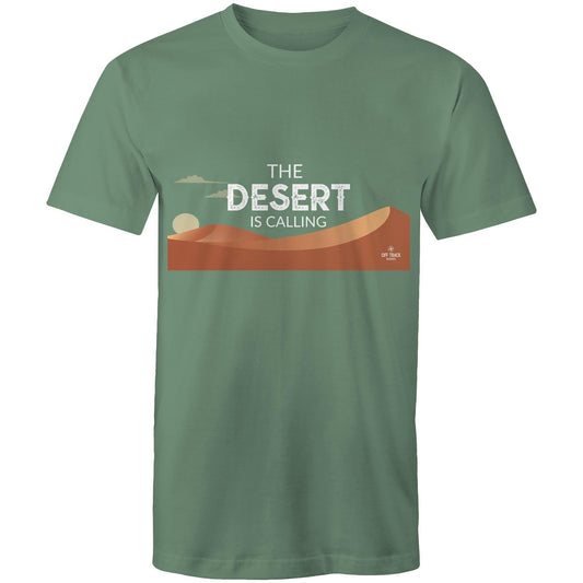 Men's T-Shirt - The Desert is Calling - Colour Art - Off Track Wines