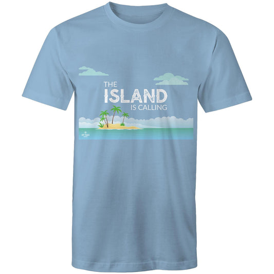 Men's T-Shirt - The Island is Calling - Colour Art - Off Track Wines