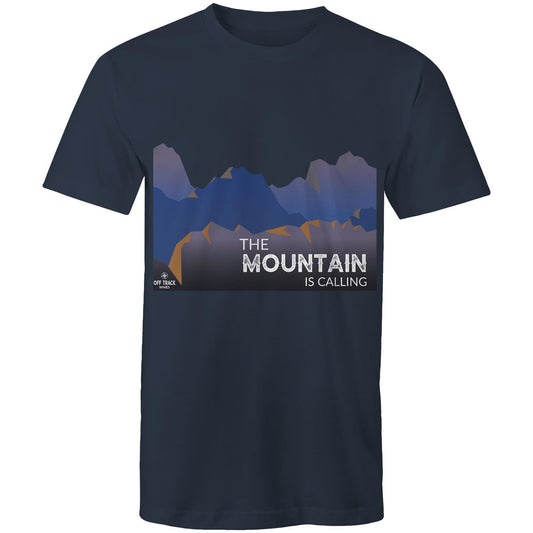 Men's T-Shirt - The Mountain is Calling - Colour Art - Off Track Wines