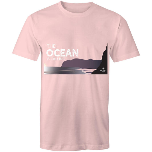 Men's T-Shirt - The Ocean is Calling - Colour Art - Off Track Wines