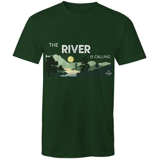 Men's T-Shirt - The River is Calling - Colour Art - Off Track Wines