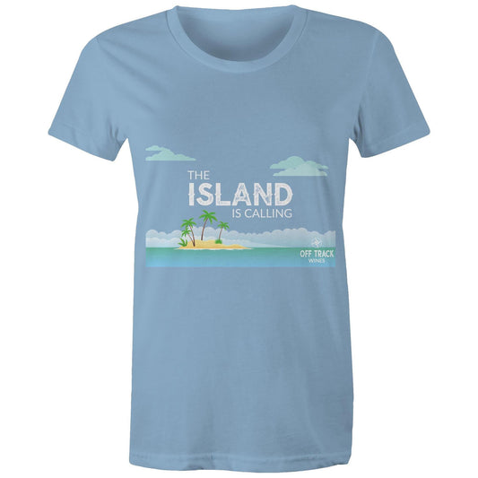 The Island is Calling - Women T-Shirt - Off Track Wines