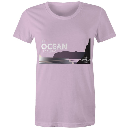 The Ocean is Calling - Women T-Shirt - Off Track Wines