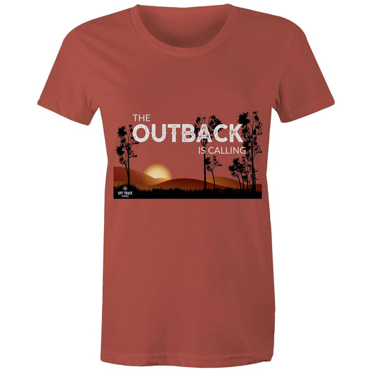 The Outback is Calling - Womens T-Shirt - Off Track Wines